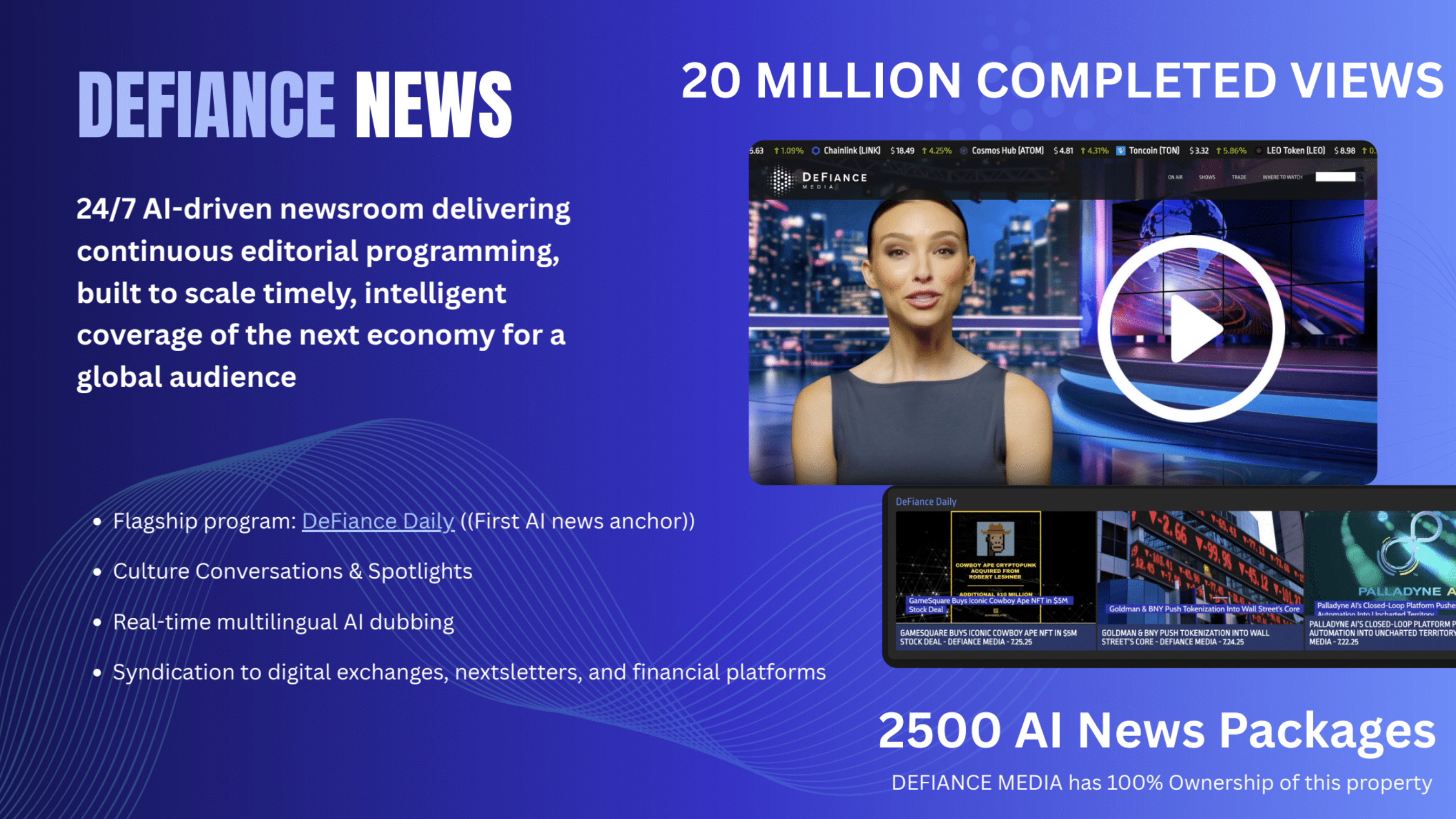 DeFiance News 24/7 AI-driven newsroom